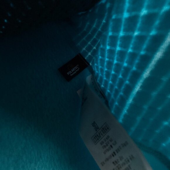 Patagonia Fleece Jacket Women Blue Fuzzy Soft Small Full Zip Pockets Logo Waffle - Picture 12 of 14